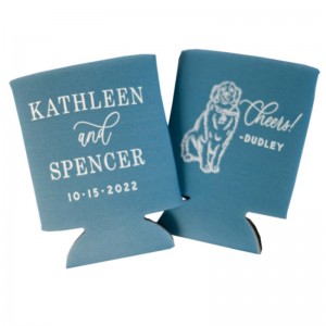 Gardien de mousse de mousse personnalisé en gros support de bière de bière de bière de bière Isolaté Slim pas cher 3 4 5 mm 330 ml refroidisseur Koozy avec logo