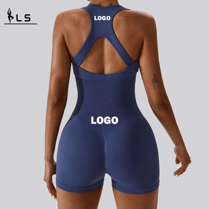 SC1073 Spaghetti Spaghetti une pièce One Piece BodyCon Femmes Bodys Custom Femmes Jumpers Sans Seamless