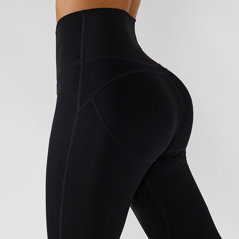 SC1097 75% Nylon 25% Leggings spandex Sport pour femmes Pantalons de yoga gymnase