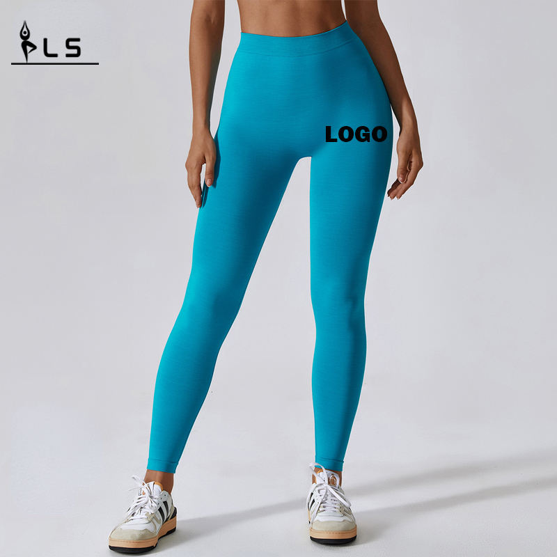 SC10115 Contrôle des femmes Pantalons de yoga sans couture Leggings de fitness V Cut Pantalon de haute qualité