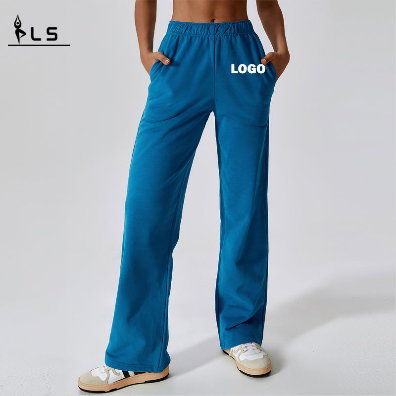 SC10128 OEM DESIGN CUSTOM LOGO COULEUR COULEUR COULEUR DRICHSTRING BAGGY PANTAL JOGGER