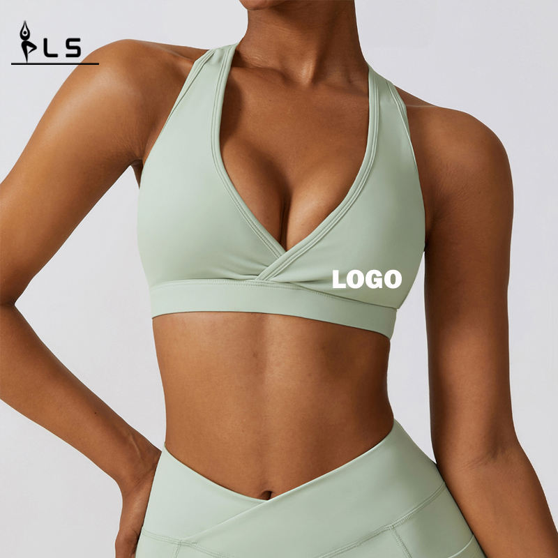 SC10139 Sport Femmes Mesdames Push Up Beauty Back Workout Yoga Sports Bra Sports Bra Femmes Yoga Bra Wear Tops Fitness Tops