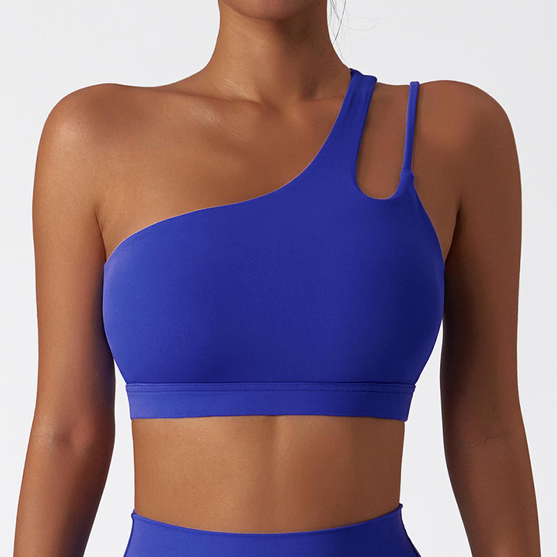 SC10171 Quakeproof à l'épreuve de sport rembourré Sport Fitness Workout Gym Sports Bra One épaule Support à haut impact