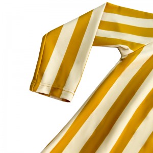 Swim de bain pour tout-petit à rayures en une seule pièce