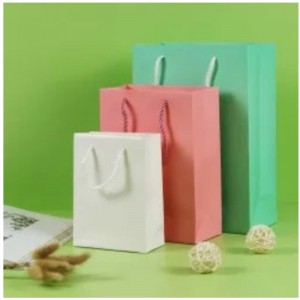 Sac en papier kraft rose