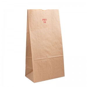 Sac d\'emballage en papier kraft en relief