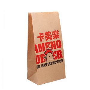 Doublurenon revêtu de qualité alimentaire sacs de papier kraft jetable