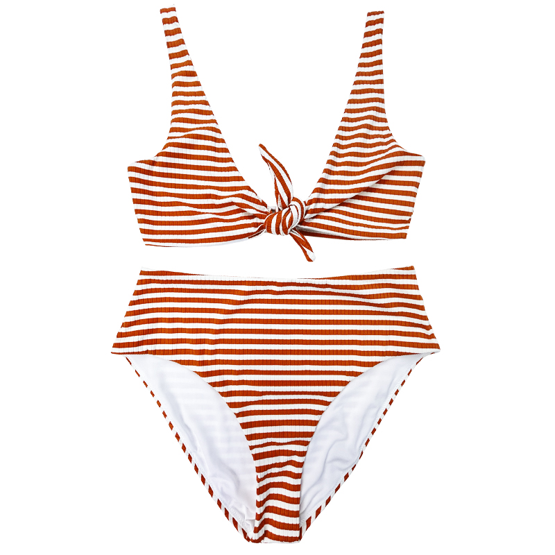 Strip de blanc orange orange large épaule à l'épaule confortable