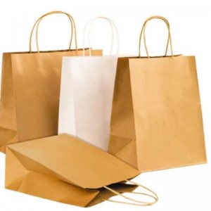 Sac en papier kraft avec votre propre logo