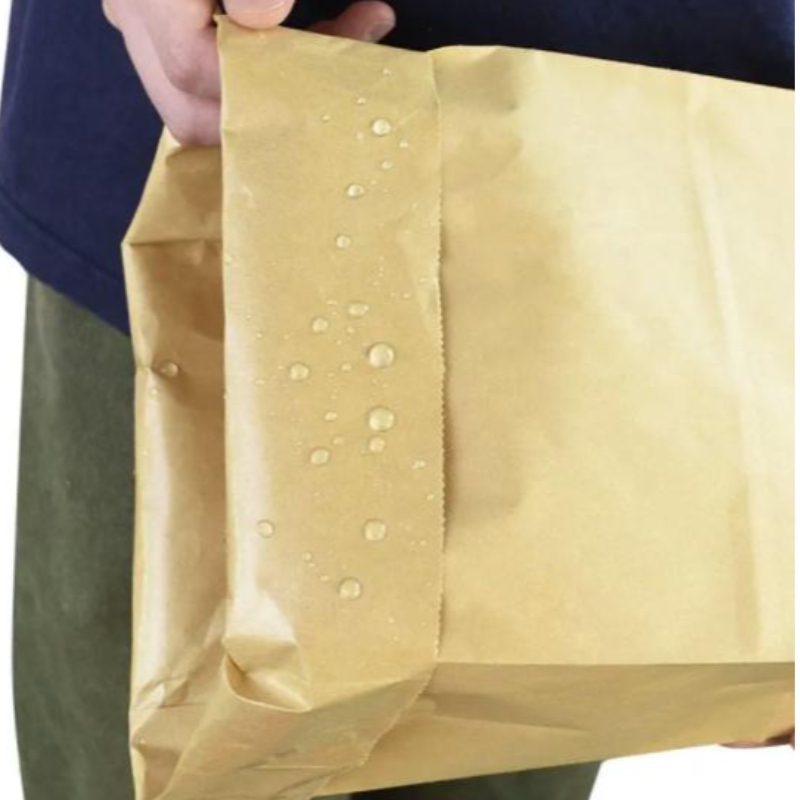 Boulangerie de grains de café biodégradable jetable aliment de couleur personnalisée kraft marron sans manche sos sac en papier sac