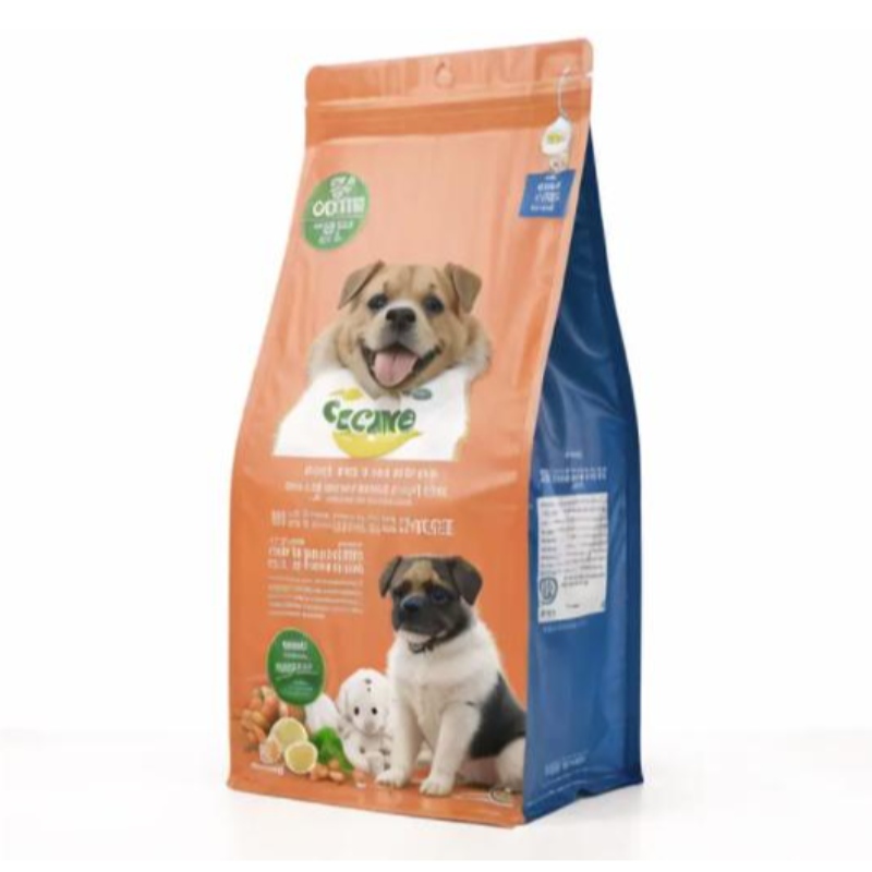 Sac de chien en plastique en plastique recyclé Sac à fermeture éclair de curseur Sac d'emballage denourriture pour chiens avec sac denourriture pour animaux de compagnie curseur