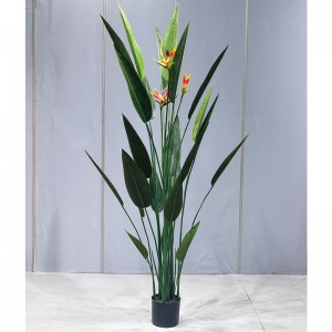 Hautement simulation à faible entretien SAFANT et inoffensive Birds of Paradise pour le fournisseur de jardin DÉCOR DE MEDIAL EXTÉRIEUR INDOR