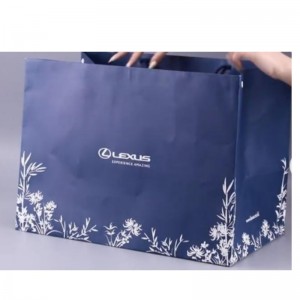 Sac à acheter cadeau de luxe Matte avec logo pour sac d\'emballage personnalisé