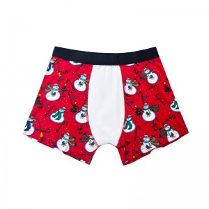 Logo personnalisé Boxer pour adultes de haute qualité avec des slip de couleur pour hommes de couleur unie des sous-vêtements