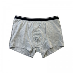 Personnaliser les sous-vêtements de couleur ordinaire full imprimé confortable Men Soft Men Boxer Brief