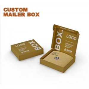 Impression personnalisable Boîte d\'emballage en papier en carton ondulé pliable pour vêtements de sous-vêtements Boîte d\'emballage personnalisée Emballage cosmétique Rangement de cadeaux Carton Boîte de cartons