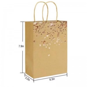Recycler un sac en papier kraft adapté à l\'éco pour l\'emballage cadeau ou en tissu