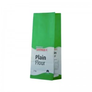 Nouveau style 1 kg 2 kg de blé de farine de sucre en papier d\'emballage en papier d\'emballage