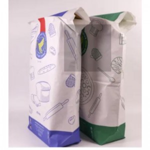 Multilleurs Kraft Paper Blé Bakery Maida Farine Packaging Sac Taille de 25 kg