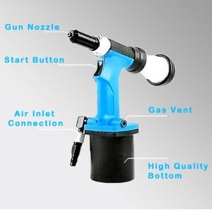 Auto-sélection tire pistolet à ongles forte pistolet rivet