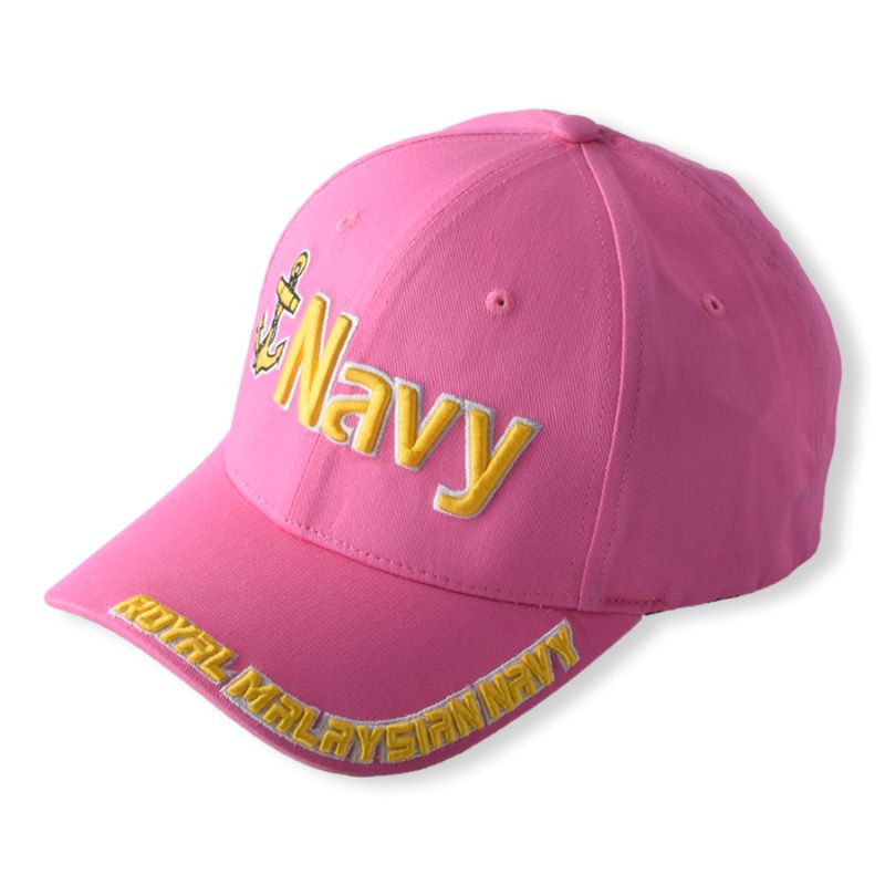 Capuchée de baseball personnalisée 3D/2D Logo brodé Femmes hommes 6 Panel Sport Courte rose Courbe coiffure Chapeaux de baseball ajustés