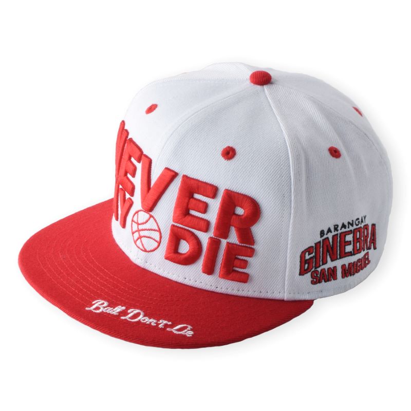 Logo de broderie en gros personnalisé de haute qualité 6 Panneau rouge 3D avec boucle en plastique Coton Coton-cap