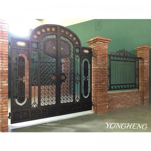Portail en fer forgé