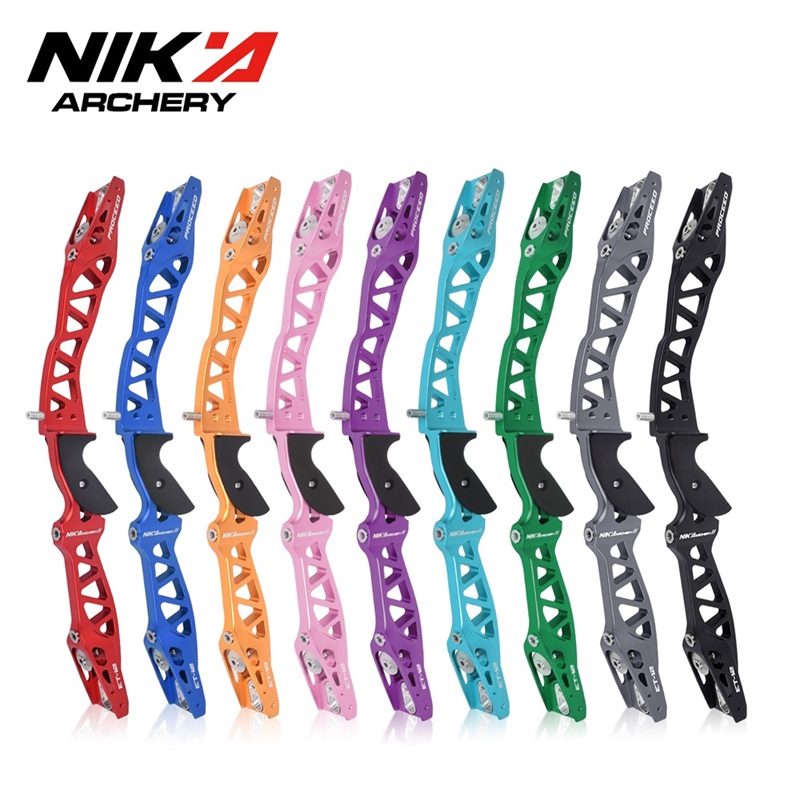 Nika tir à l\'arc ET-12nouvelles couleurs ILF Recurve Riser pour les archers