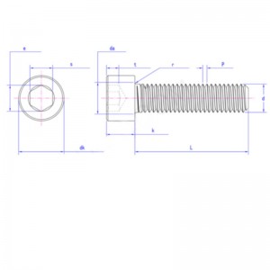 boulon à bride hexagonale de zingage