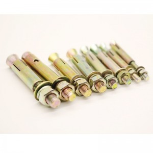 zinc-boulon d\'expansion de placage coloré