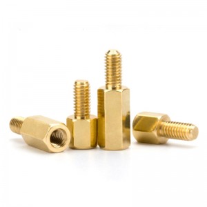 entretoise hexagonale en laiton