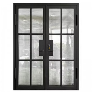 Porte d\'entrée française en fer forgé