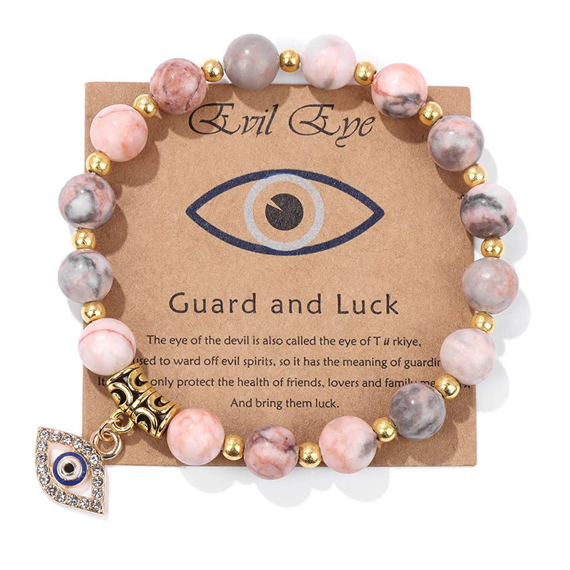 Diable Hongde\Bracelet Eye Guardian de's Bracelet en pierrenaturelle