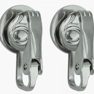 Clip officiel de bison Bucknell-Sur les boucles d\'oreilles - élevés-Alliage métallique de qualité, époxy-Enrobé,non-Piercingnécessaire, bijoux du jour de jeu pour les anciens élèves & Fans