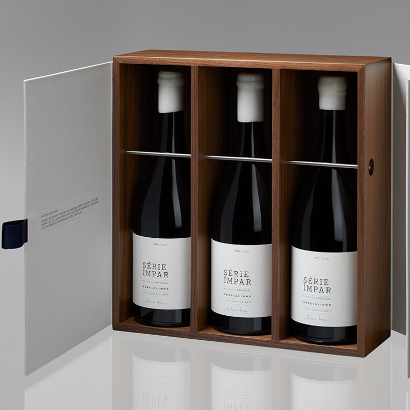 Boîte cadeau de vin élégant