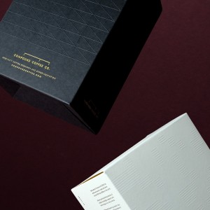 Boîte d\'emballage de café premium