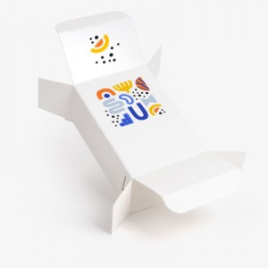 Boîte-cadeau abstraite vibrante