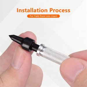 Elongarrow 151032 100 grain 11/32 points de champ à vis