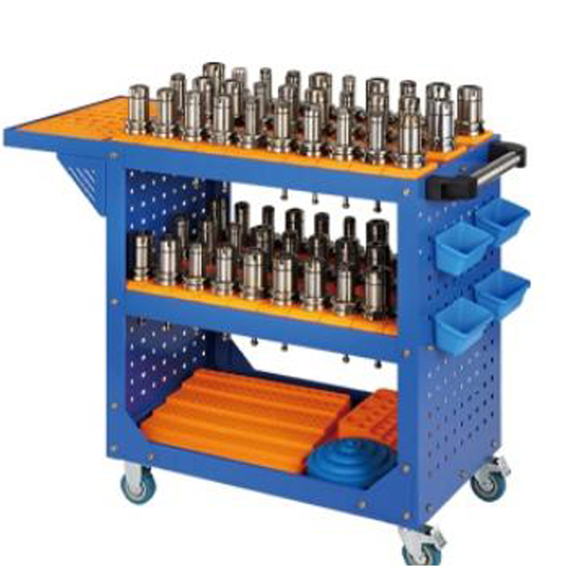 Chariot à outils de panneau perforé CNC Blue