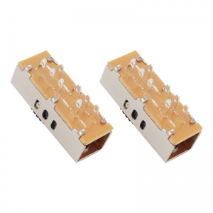 Interrupteur de glissière SS23F10 Trois-Interrupteur de glissement de vitesse pour réglage de la température de couleur de lumière LED et élevé-accélérer le moteur du sèche-cheveux