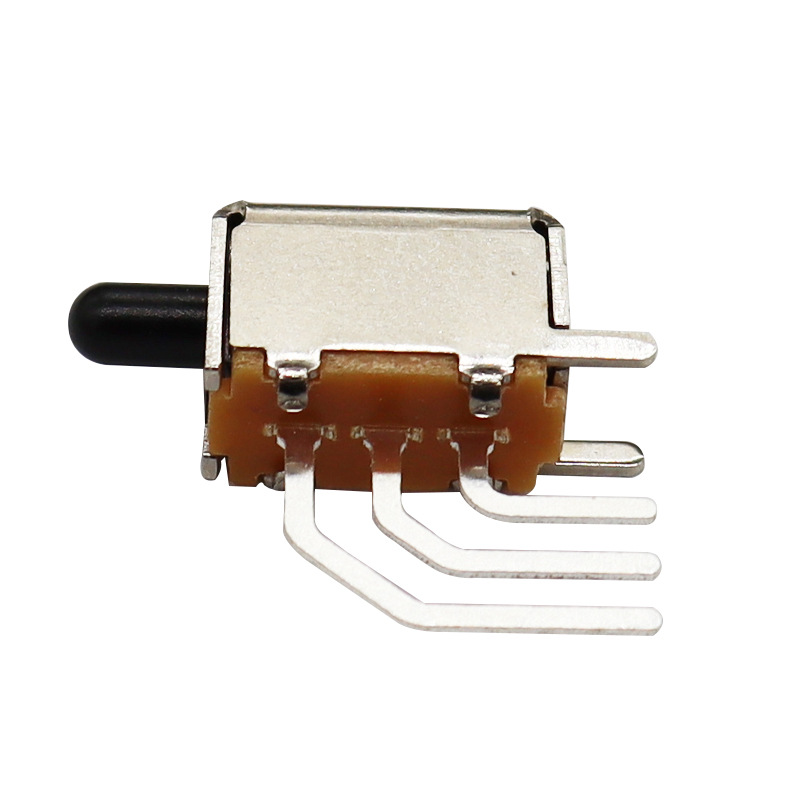 Interrupteur poussoir PS12F39S Un interrupteur de touche directe réinitialisée est installé du côté de l'éclairage et un moi-L'interrupteur de verrouillage est inséré du côté apparent des appareils électroménagers