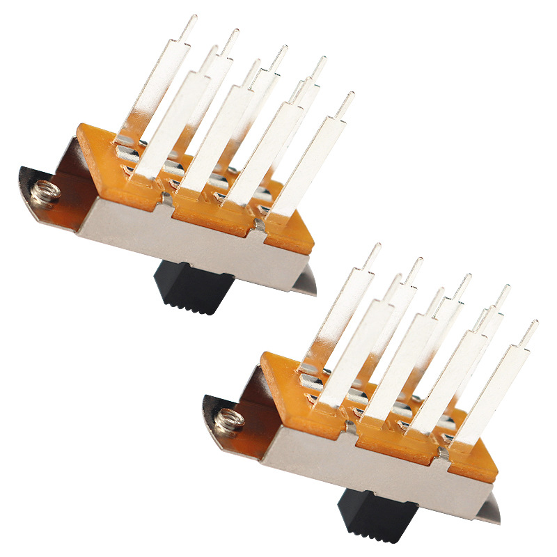 Interrupteur à bascule SS23L16 Pin long interrupteur à bascule Équipement médical équipement industriel Switch High Courant trois-Positionner l'interrupteur de glissement