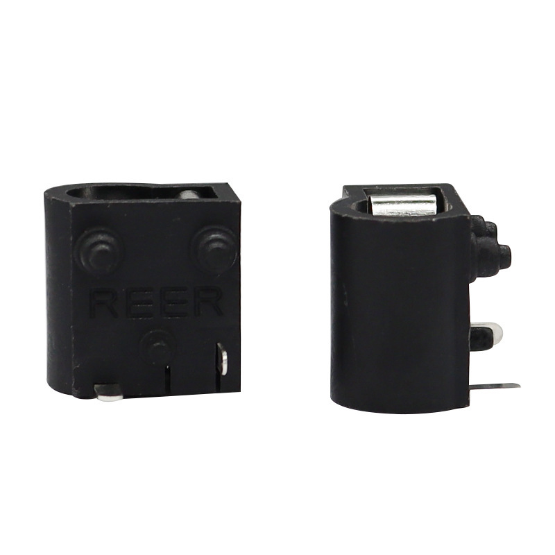 Socket cc dc-0004A, petite prise d'appareil de ménage pour purificateurs d'eau, deux-Pin de charge de montage de surface avec colonne de positionnement