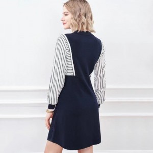 Automne au début de l\'automne inversé en tricot à moitié cardigan