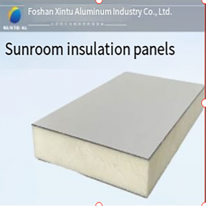 Panneaux plats isolés en alliage en aluminium sur le toit