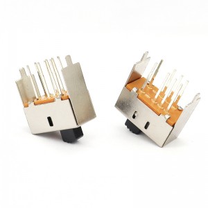 Interrupteur à glissière S23E03 Micro Slide Interrupteur pour le brûleur d\'encens de sèche-cheveux, double-Rangée 8-épingle verticale deux-Positionner l\'interrupteur