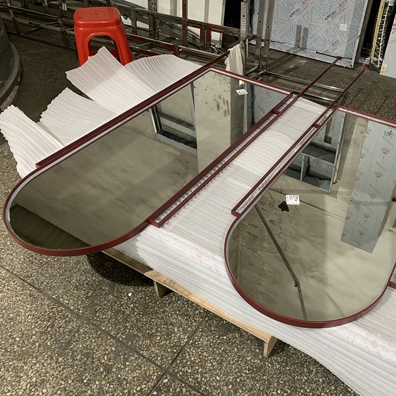 Lampe intégrée en acier inoxydable Zotye et miroir intelligent en acier inoxydable électrodable personnalisable