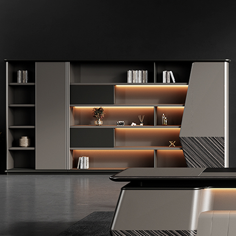 Panneau de luxe modèle DBT006-style Manager Bureau Exécutif Unique, Président\\Grand bureau avec ensemble de chaises, bureau Boss