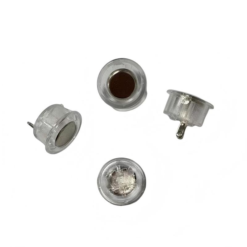 Interrupteur tactile (pas de lumière) Encastré 12 mm pour armoires et armoires ; contact 5 V-Lumière LED à intensité variable contrôlée avec détecteur de mouvement